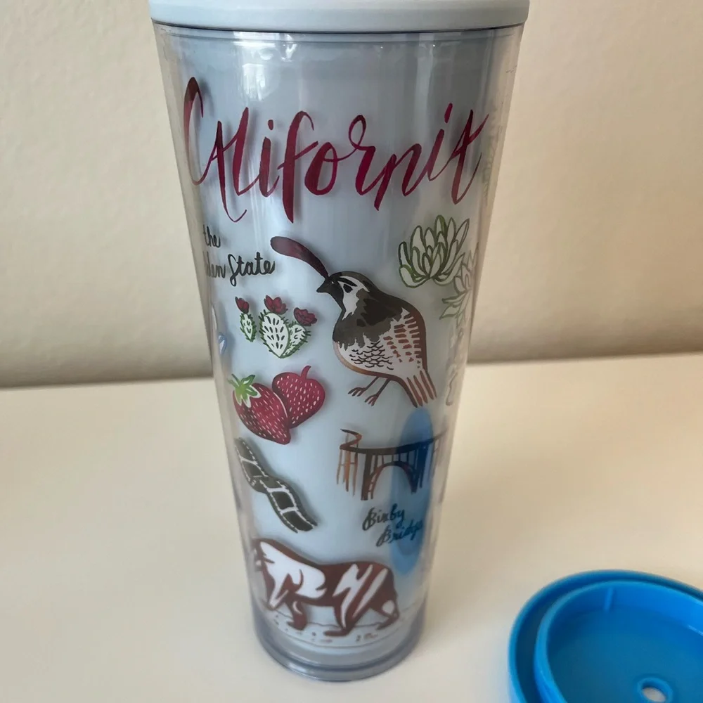 Starbucks California The Golden State 24oz Venti Acrylic Cold Cup Tumbler